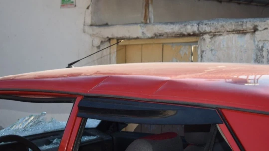 Malatya'da emanet araca satırlı saldırı