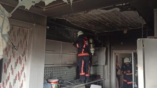 Malatya'da ev ve çatı yangını korkuttu