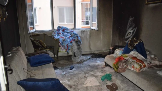 Malatya'da ev yangınında 3 çocuk yaralandı