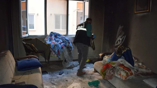 Malatya'da ev yangınında 3 çocuk yaralandı