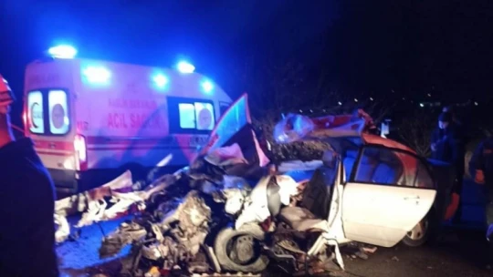 Malatya'da feci kaza: 1 ölü, 4 yaralı
