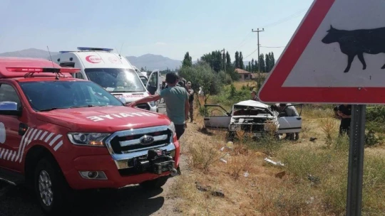 Malatya'da feci kaza: 2 ölü, 4 yaralı