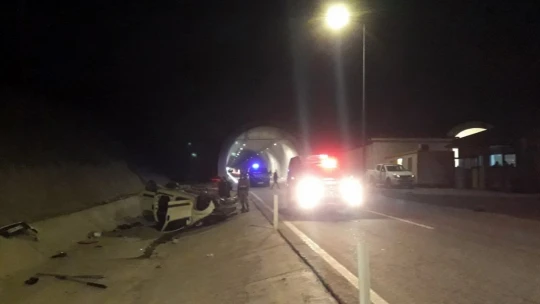 Tünel çıkışında trafik kazası... 2 ölü