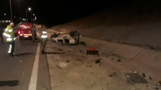 Tünel çıkışında trafik kazası... 2 ölü