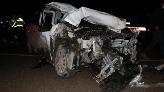 Malatya'da feci kaza: 3 ölü, 1 yaralı