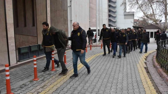 Malatya'da hırsızlık çetesine operasyon: 10 tutuklama