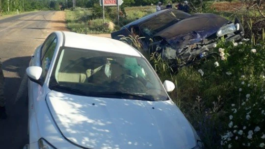Malatya'da iki otomobil çarpıştı: 4 yaralı