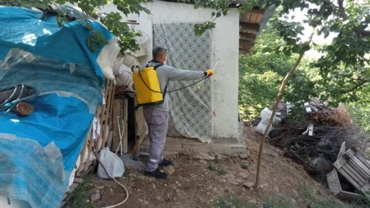 Malatya'da ilaçlama çalışmaları sürüyor