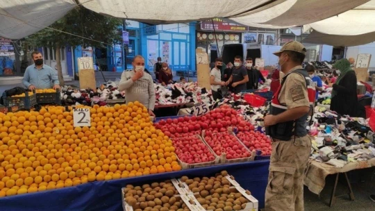 Malatya'da jandarmadan Covid-19 denetimleri