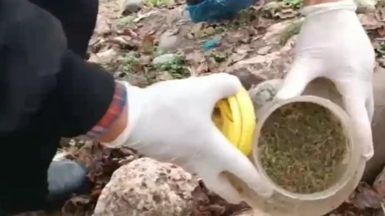 Jandarmadan drone destekli uyuşturucu operasyonu