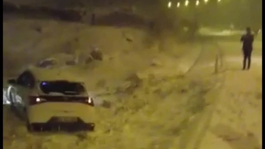 Malatya'da kar ulaşımı olumsuz etkiledi