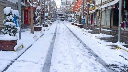 Malatya'da kar yağışı etkili oldu