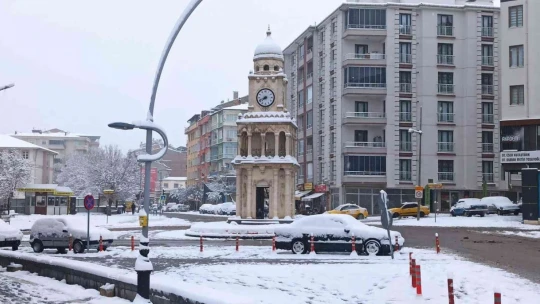 Malatya'da kar yağışı etkili oldu