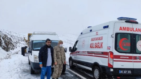 Malatya'da karla mücadele çalışmaları başladı