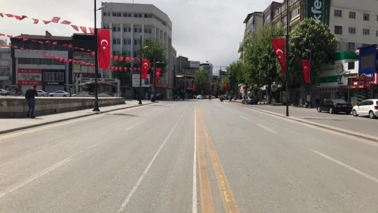 Malatya'da kısıtlama günleri sakin geçiyor