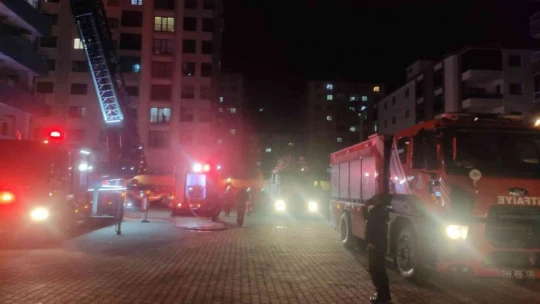 Malatya'da korkutan çatı yangını