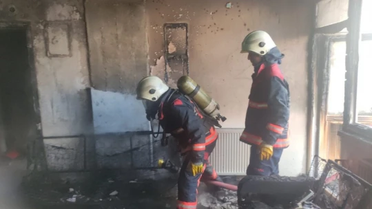 Malatya'da korkutan yangın: 6 kişi tahliye edildi