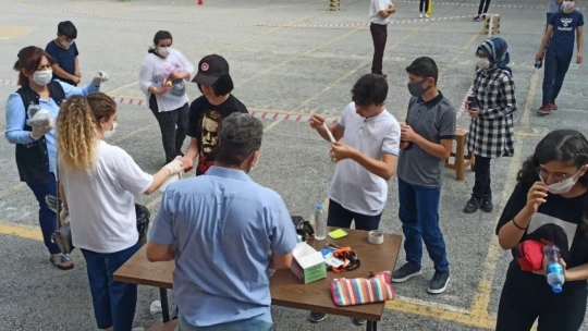 Korona virüs önlemleri altında LGS sınavı