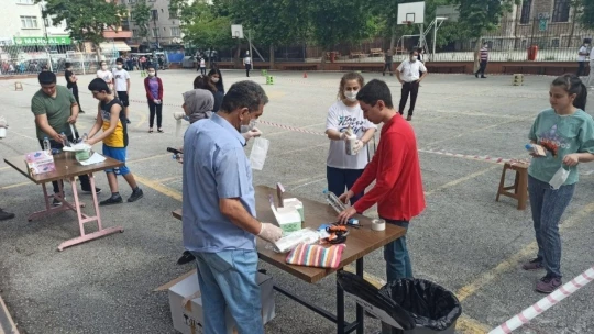 Korona virüs önlemleri altında LGS sınavı