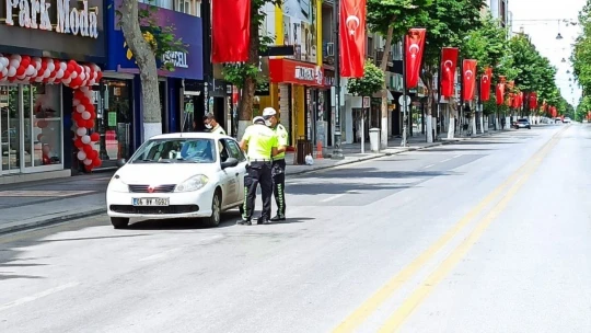 Malatya'da LGS kısıtlamasında sokaklar boş kaldı