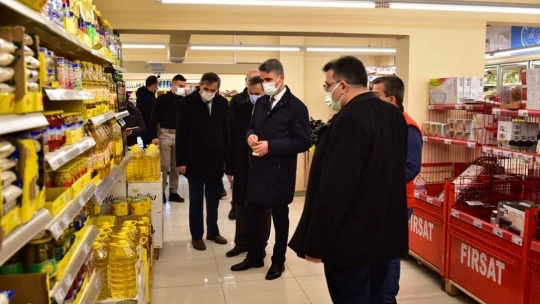 Malatya'da marketlere denetim