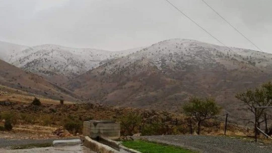 Malatya'da mevsimin ilk Kar'ı yağdı