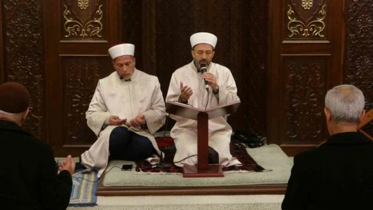 Malatya'da Miraç Kandili dualarla idrak edildi