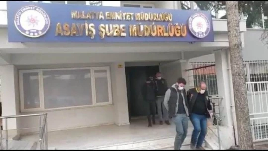 Malatya'da otodan hırsızlığa 2 tutuklama