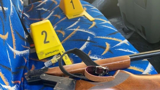 Malatya'da polisin kovaladığı araçtan tüfek çıktı