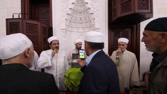 Malatya'da Sakal-ı Şerif izdihamı