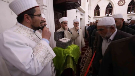 Malatya'da Sakal-ı Şerif izdihamı