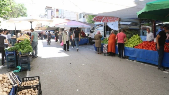 Malatya'da semt pazarı kuruldu