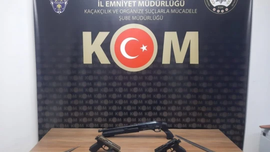 Malatya'da silah kaçakçılarına operasyon