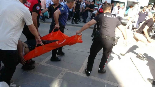 Şehrin ortasında silahlı çatışma