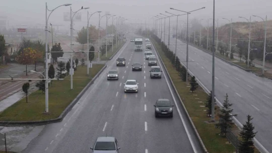 Malatya'da sis