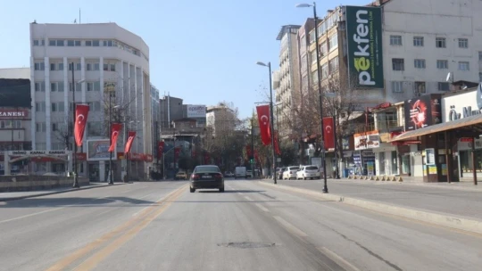 Malatya'da sokağa çıkma kısıtlamasına uyuluyor