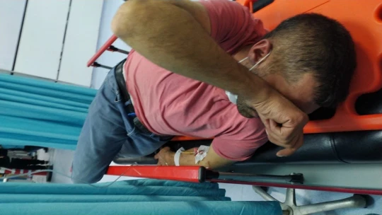 Malatya'da takla atan aracın sürücüsü yaralandı