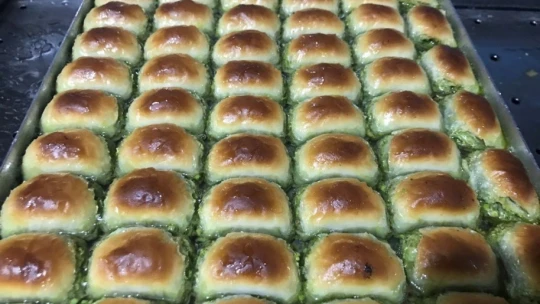 Malatya'da tatlıcılarda bayram yoğunluğu yaşanıyor