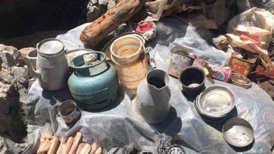 Malatya'da terör örgütüne ait çok sayıda patlayıcı ele geçirildi