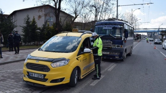 Malatya'da toplu taşımalar denetlendi