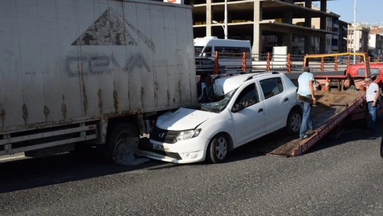 Malatya'da trafiği felç eden zincirleme kaza