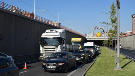 Malatya'da trafiği felç eden zincirleme kaza