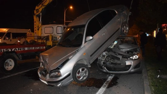 Malatya'da zincirleme kaza: 6 araç birbirine girdi