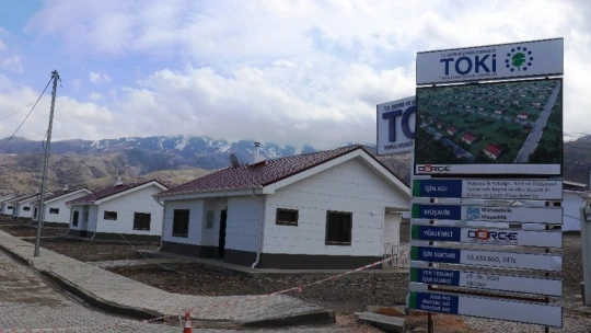 Malatya'daki TOK köy evlerinde sona gelindi