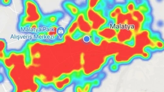 Malatya HES'de kırmızıya büründü