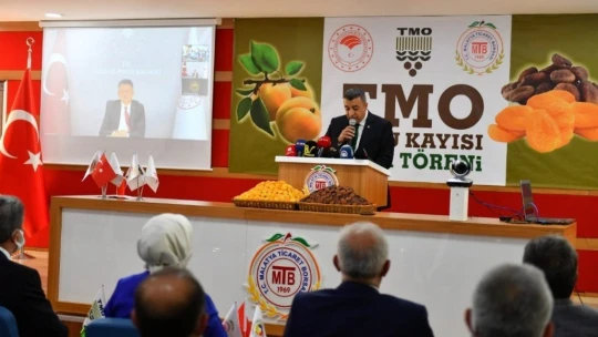 Malatya kayısısına TMO dopingi