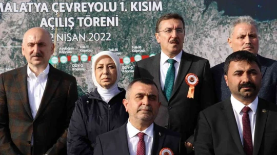 Malatya Kuzey Çevreyolu'nun 26 km'lik 1. kısmı hizmete açıldı