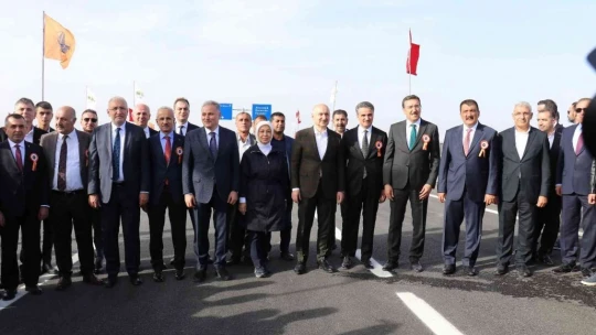 Malatya Kuzey Çevreyolu'nun 26 km'lik 1. kısmı hizmete açıldı