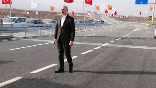 Malatya Kuzey Çevreyolu'nun 26 km'lik 1. kısmı hizmete açıldı