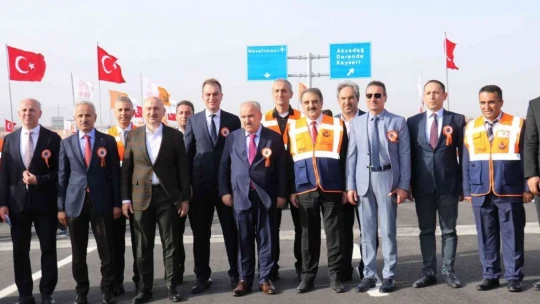 Malatya Kuzey Çevreyolu'nun 26 km'lik 1. kısmı hizmete açıldı